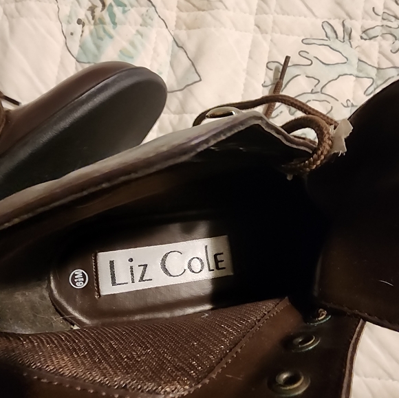 Liz Cole 6.5 Brown Boots Never Worn - Picture 2 of 4